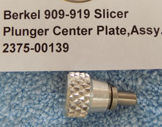 Berkel 909-919 Slicer Plunger Center Plate Assy.2375-00139